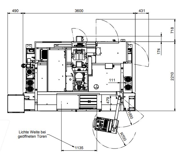 3-axis CNC machine (VMC) KUNZMANN - BA 1000