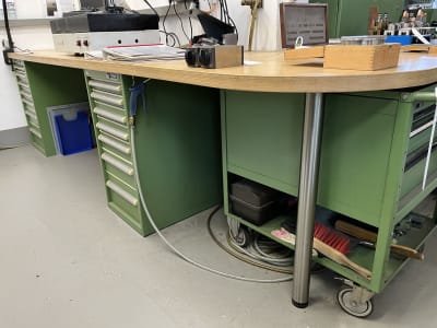 GARANT Corner workbench with contents