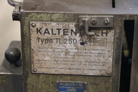 KALTENBACH TL 250 Mobile plunge-cut saw