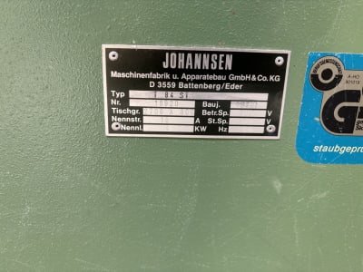 Lijadora de banda larga JOHANNSEN T 84 ST