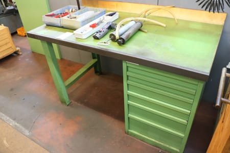 Workbench with contents