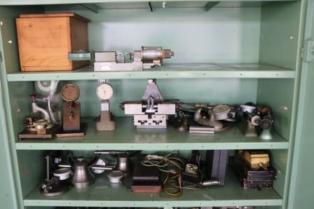 Workshop cabinet with contents