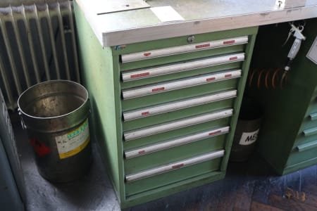 Workbench with contents