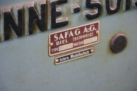 SAFAG 118 II A Automatic traction and gear cutting machine