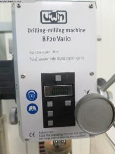 UWM BF 20 Vario Drilling and milling machine