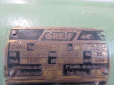 GREIFF D20.4.3 Double bench grinder