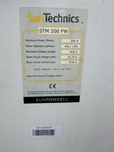 Módulos fotovoltaicos SUN TECHNICS STM 200 FW