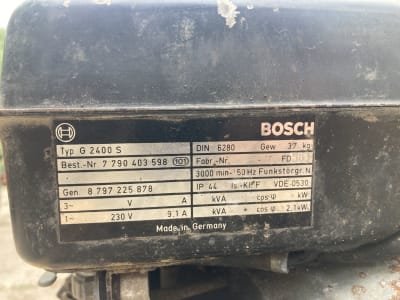 BOSCH G2400 S Emergency generator