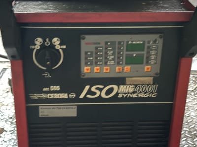 Equipo de soldadura (móvil) CEBORA ISO MIG 4001 Synergic