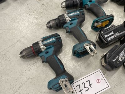 MAKITA Lote Taladros sin cable (3 uds.)