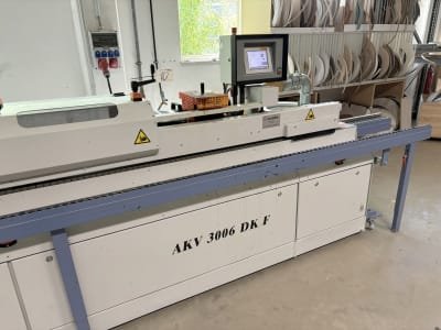 HEBROCK AKV 3006 DK F Edge banding machine with joint milling machine