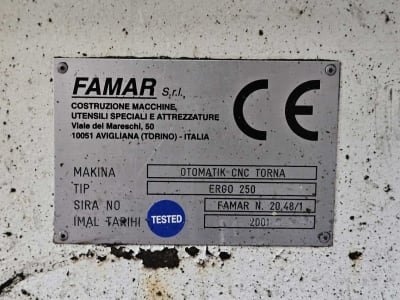 Torno automático CNC FAMAR ERGO 250