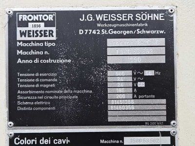 Torno CNC WEISSER FRONTER 16-2CNC
