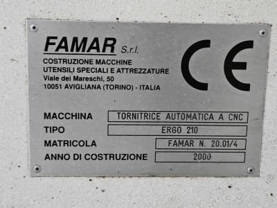 Torno CNC FAMAR ERGO 210