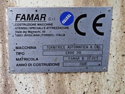 Torno CNC FAMAR ERGO 210