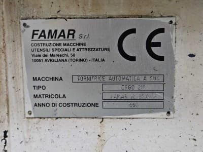 Torno automático CNC FAMAR ERGO 210