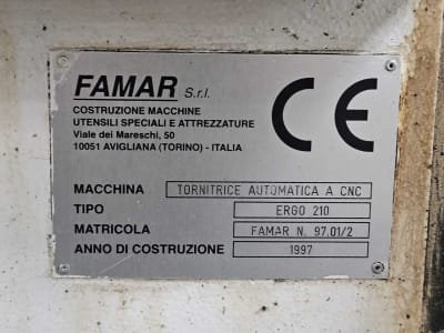 Torno automático CNC FAMAR ERGO 210