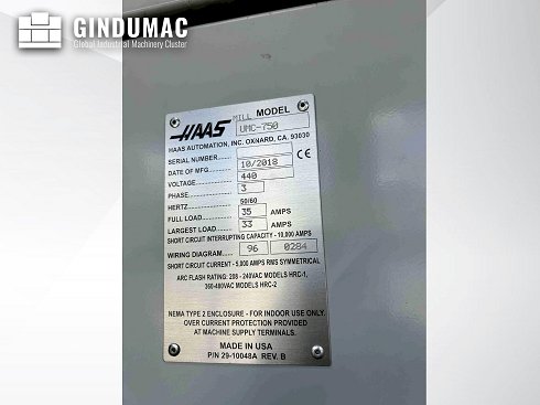 &#x27a4; Venta de HAAS UMC-750 usados | gindumac.com