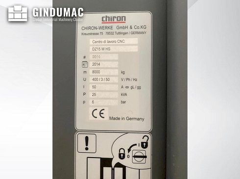 &#x27a4; CHIRON DZ15W HS Usado En venta | gindumac.com