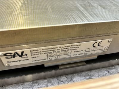 SAV Magnetic clamping plate