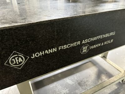 JOHANN FISCHER Granite measuring plate