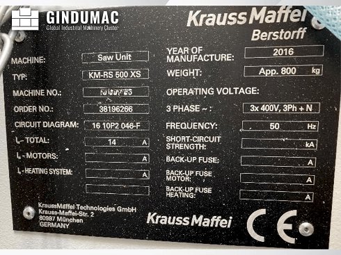 &#x27a4; Krauss Maffei KM-RS 500 XS Usado En venta | gindumac.com