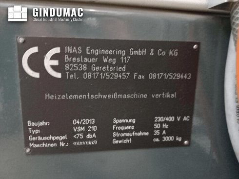 &#x27a4; Venta de INAS VSM 210 usados | gindumac.com
