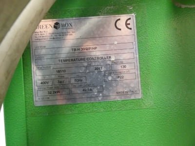GREEN BOX TB-H 30/2/P/HP Tempering Unit