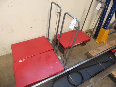 SECO 41-480565-PX012 3 pieces Scissor Lift Trolleys