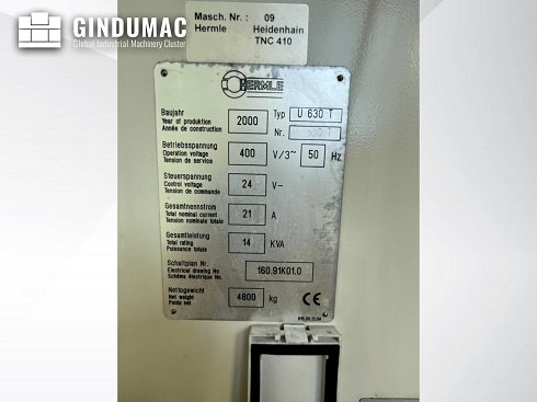 &#x27a4; Venta de HERMLE U 630 T usados | gindumac.com