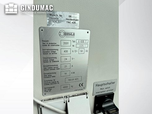 &#x27a4; Venta de HERMLE U 630 T usados | gindumac.com