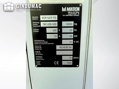 &#x27a4; Venta de MIKRON VCP/UCP 710 usados | gindumac.com