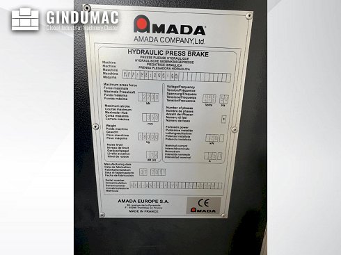 &#x27a4; Usados AMADA HFP NT 220-4L - prensa Venta | gindumac.com
