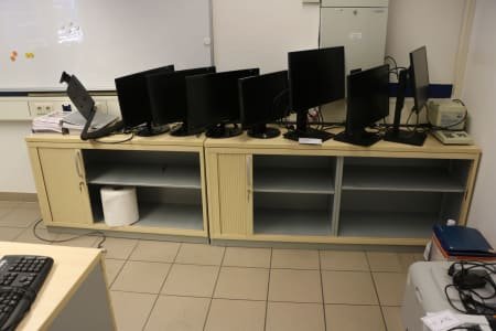 2 office workstations