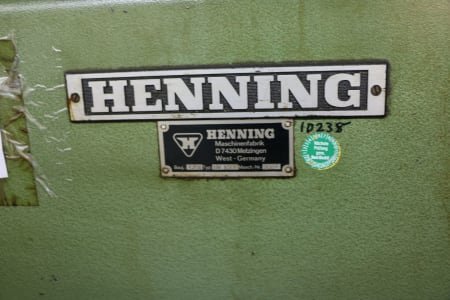 HENNING RW 1000 Horizontal broaching machine