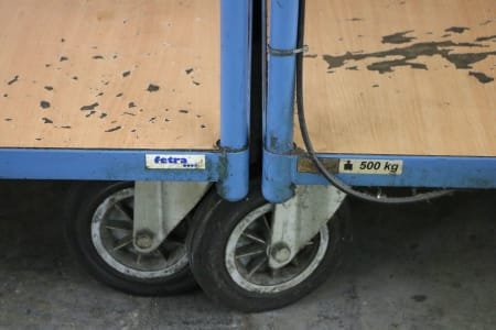 FETRA 2 workshop transport trolleys without contents
