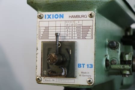 IXION BT 13 Bench drill