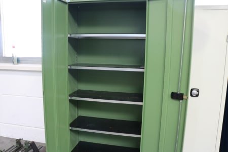 2 workshop cabinets without contents