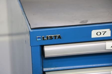LISTA Workshop cabinet with contents