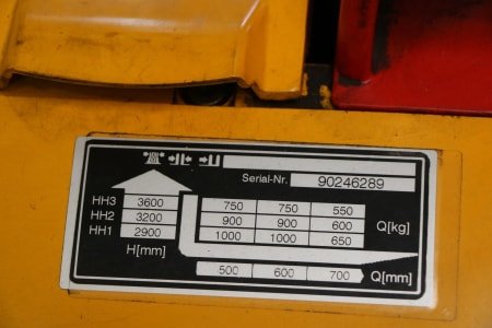 JUNGHEINRICH EJC 110 Electric forklift