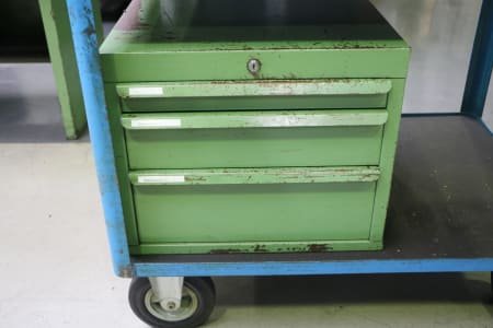 Workshop trolley with contents