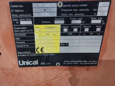 Calefactor UNICAL P360