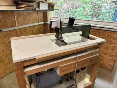 KUPER Zig-zag veneer gluing machine