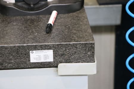 Measuring granite plate with frame