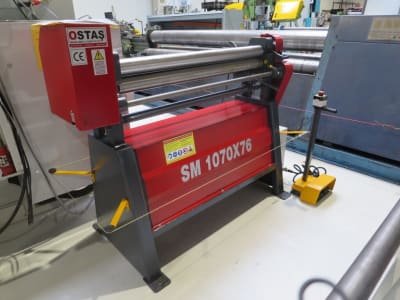 OSTAS SM 1070 x 76 Sheet metal bending machine