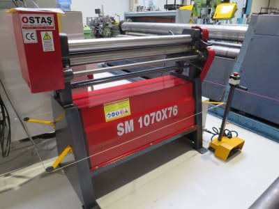 OSTAS SM 1070 x 76 Sheet metal bending machine