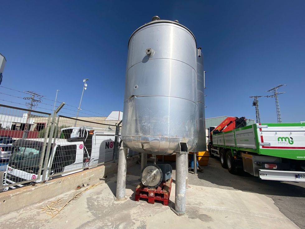 Reactor 10.000litros con doble fondo e isotermo