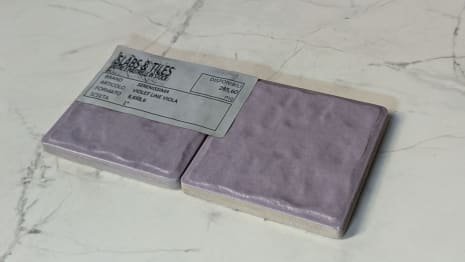 SERENISSIMA VIOLET LINE VIOLA Lot of tiles 8.6 x 35 (approx. 293,16 MQ)