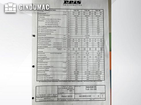 &#x27a4; Venta de Reis TUS 160-200 usados | gindumac.com