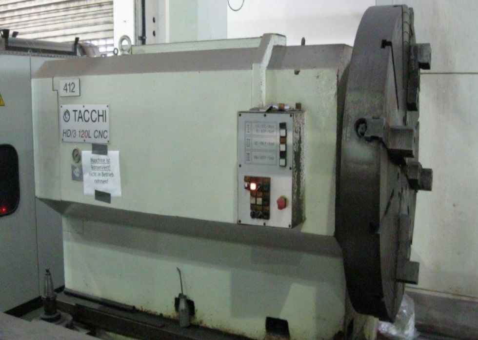 CNC Lathe with c-axis Tacchi - HD3 / 120 L